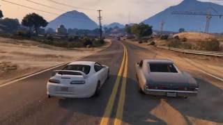 GTA V PC fast and furious 7 Ending scene