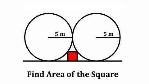 1 Square 2 Circles #brainteasers #mathematics