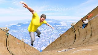 GTA 5 Crazy Jumper/Falls compilation #5 (GTA 5 Fails Funny Moments/Ragdolls)