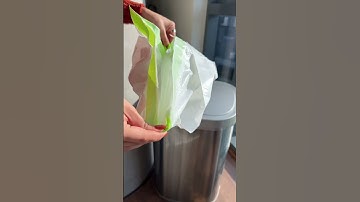 Setting up my new motion sensor trash can! #ninestars #kitchen #homedecor #motionsensor