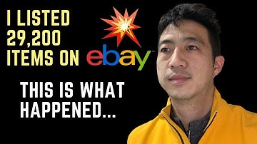 I listed 80 items daily for a year on eBay...($50k/mo)