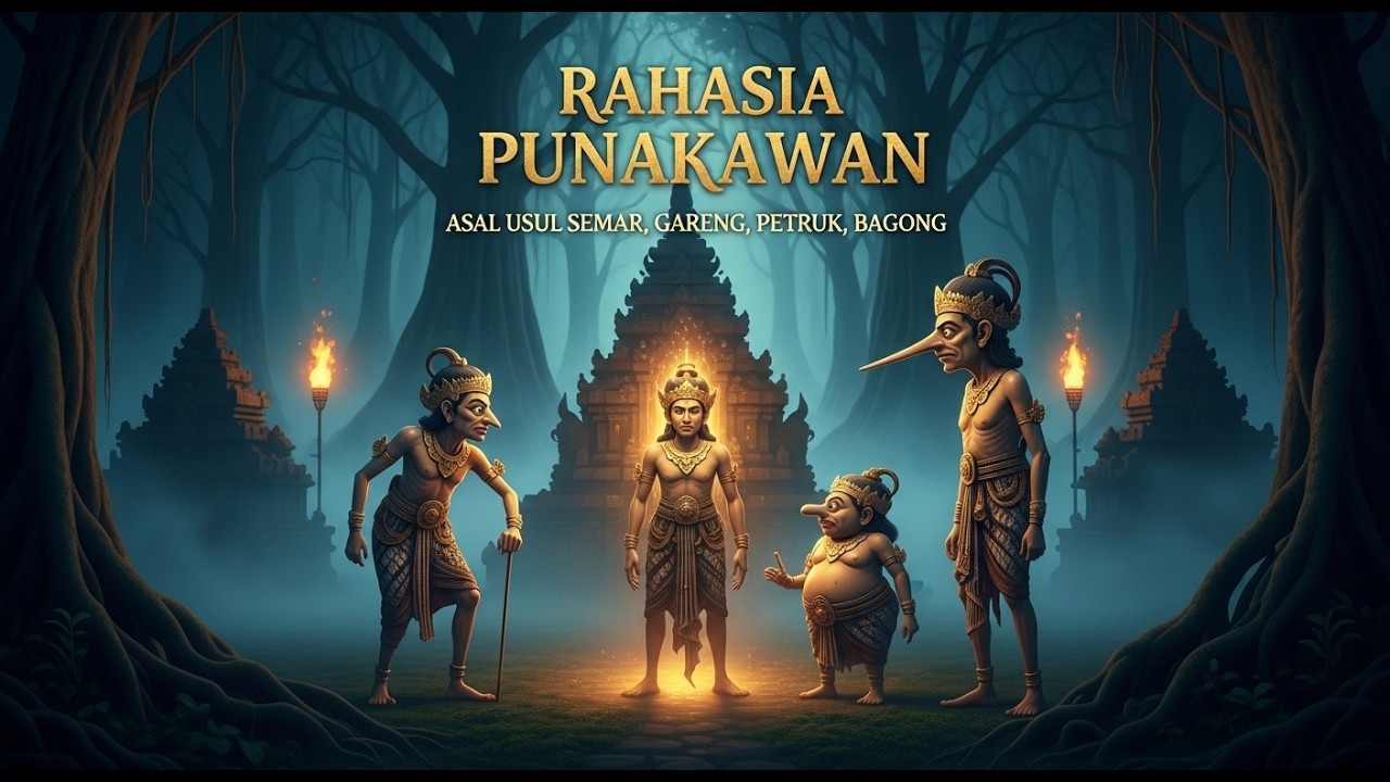 ASAL USUL SEMAR, GARENG, PETRUK, BAGONG ❗ Ternyata Mereka Bukan Manusia Biasa