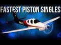 10 Fastest Personal SINGLE PISTON ENGINE Airplanes