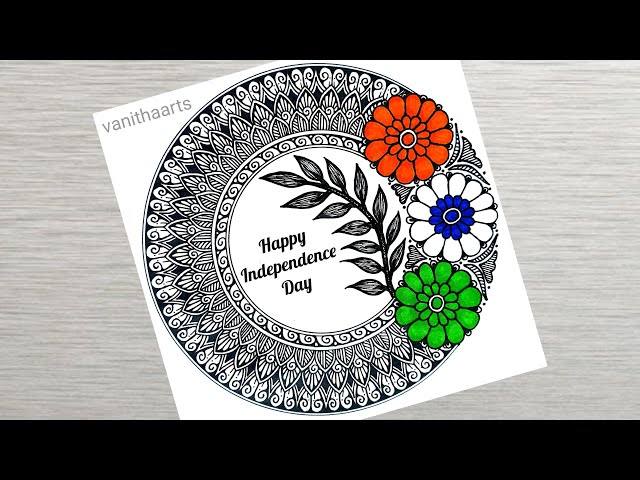 Easy Independence Day Drawing 🇮🇳 | Easy Independence Day Drawing 🇮🇳  #tinyprintsart Stationary Used Drawing book Doms Oil Pastels Doms Brushpens  Sketch pen #independenceday... | By Tiny Prints Art AcademyFacebook