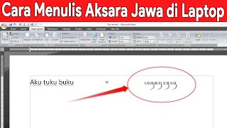 Cara Nulis Aksara Jawa di Laptop atau Komputer screenshot 5