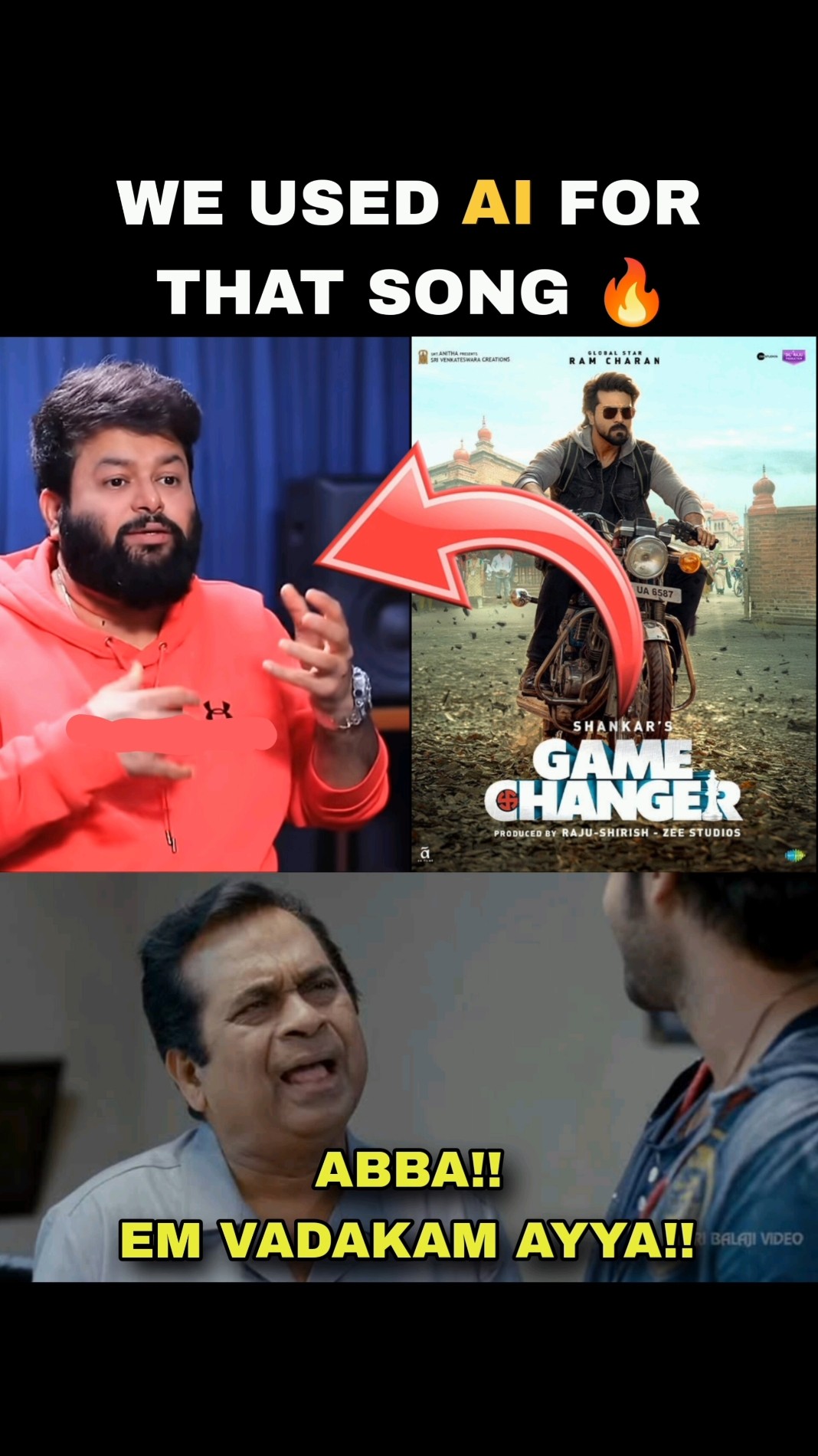 Baga Vadaru Kadhu ? || SS Thaman || Game Changer || Ram Charan