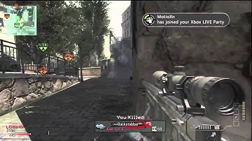 MW3 - No Scope Across Map!