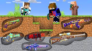 I Found Super OP Realistic Weapons Underground in Minecraft screenshot 5
