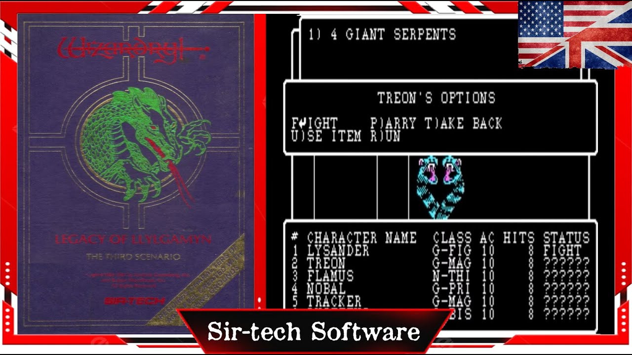 Wizardry 3 - Legacy of Llylgamyn - The Third Scenario (1983) PC