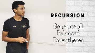 Generate all Balanced Parentheses
