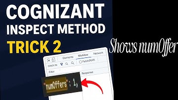 "Cognizant Application Update Status: Inspect Method Trick 2 ( selected ✅ or rejected 🚫 )