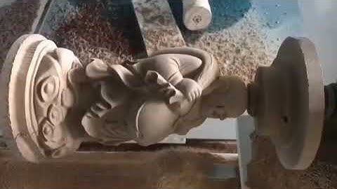 Buddha statue wood engraving cnc machine, 3d cnc router, rotary cnc router