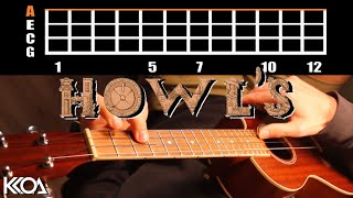 MERRY GO ROUND - Howl's Moving Castle Simple & Easy Ukulele Tutorial