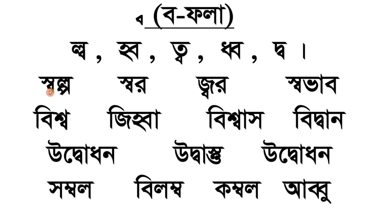 ব ফলা || ব ফলার উচ্চারণ || আমার বাংলা বই ||Bangla reading pora