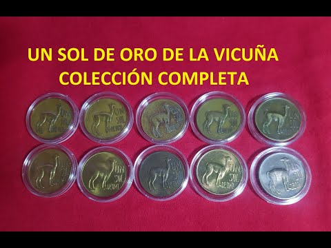 COLECCION COMPLETA: UN SOL DE ORO DE LA VICUÑA - DESDE 1966 A 1975