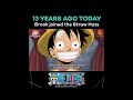 Brook Joining the Straw Hats Anniversary