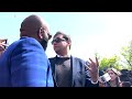 Rep. George Santos speaks after being charged with multiple crimes