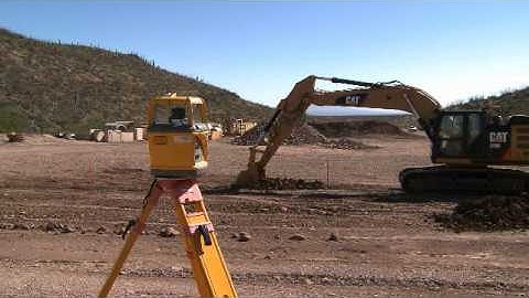 Cat® Grade Control for Hydraulic Excavators - Basic Operation Using Laser Receiver