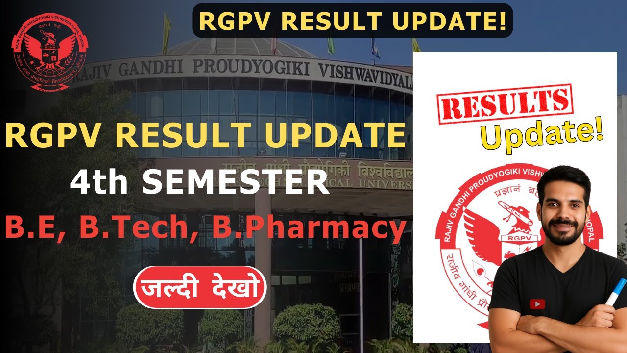 Rgpv Ranking RGPV Results Update | Expected Release Date | B.E, B.Tech & B.Pharmacy ...
