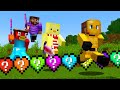 Minecraft Manhunt, but There are LUCKY HEARTS