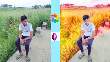 toolwiz Snapseed mobile background photo edition and fece glow background sky photo edition tutorial
