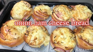 JAPANESE BREAD | How to Make Onion Ham Cheese Bread | Easy and Delicious
