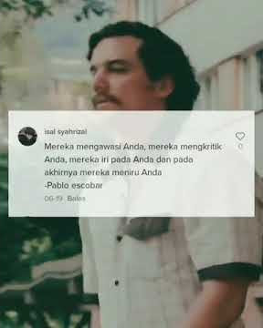 Story - Pablo escobar (kata-kata gembong narkoba)
