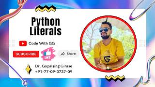 Python Session 38 Python Literals