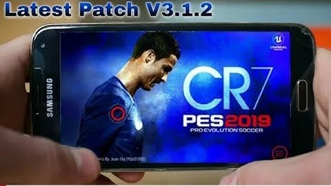 Download pes 19 mod For Android pes 19 Latest Ronaldo Patch Pes 19 Android patch V 3.1.2