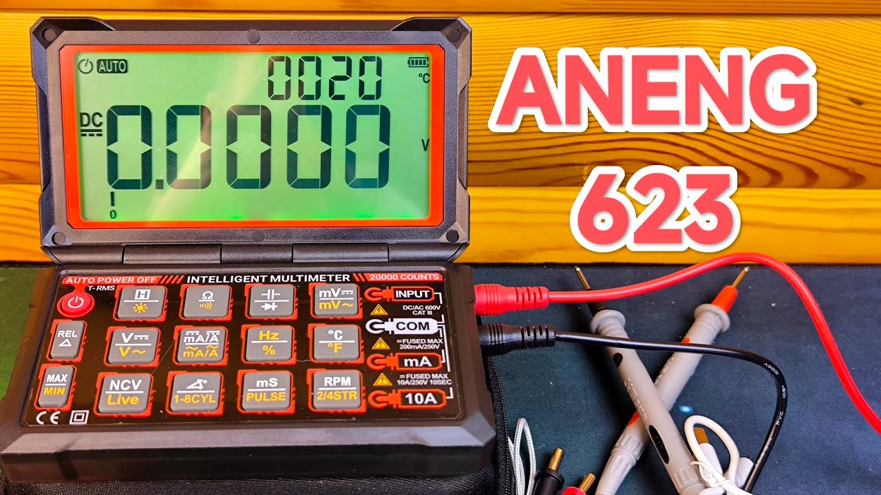 ANENG 623 мультиметр для автоэлектрика с Banggood - YouTube