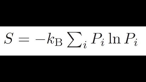 Lec. 6 | Entropy and Probability | Statistical Physics I (PHY367) | Video 1 for Week 16 -20 Nov. 20