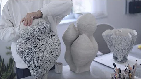 Nerikomi sculpture | Rotting Stone