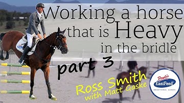 How to work a horse that is heavy in the bridle - Part 3 with Ross Smith