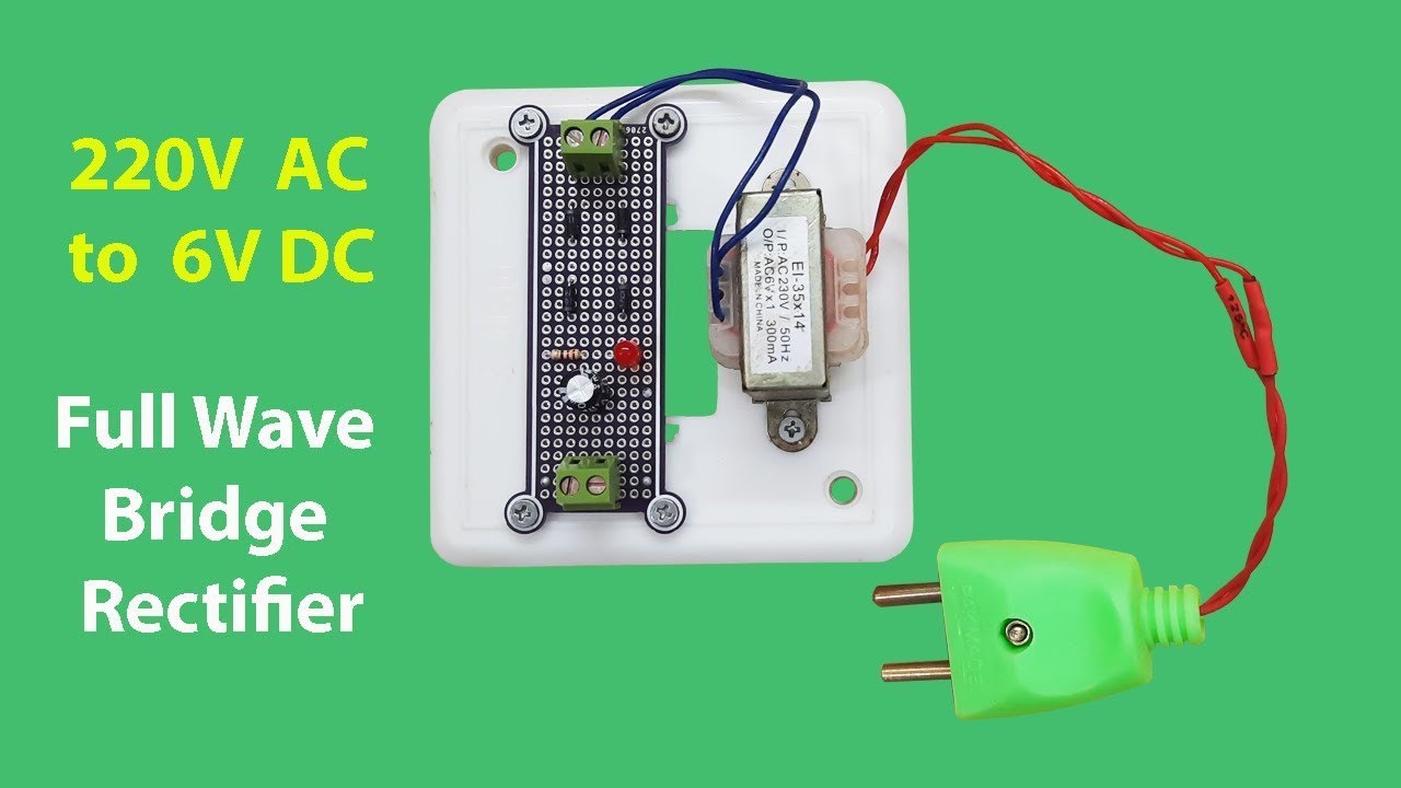 how to make 6 volt to 220 volt | How to make AC to DC converts