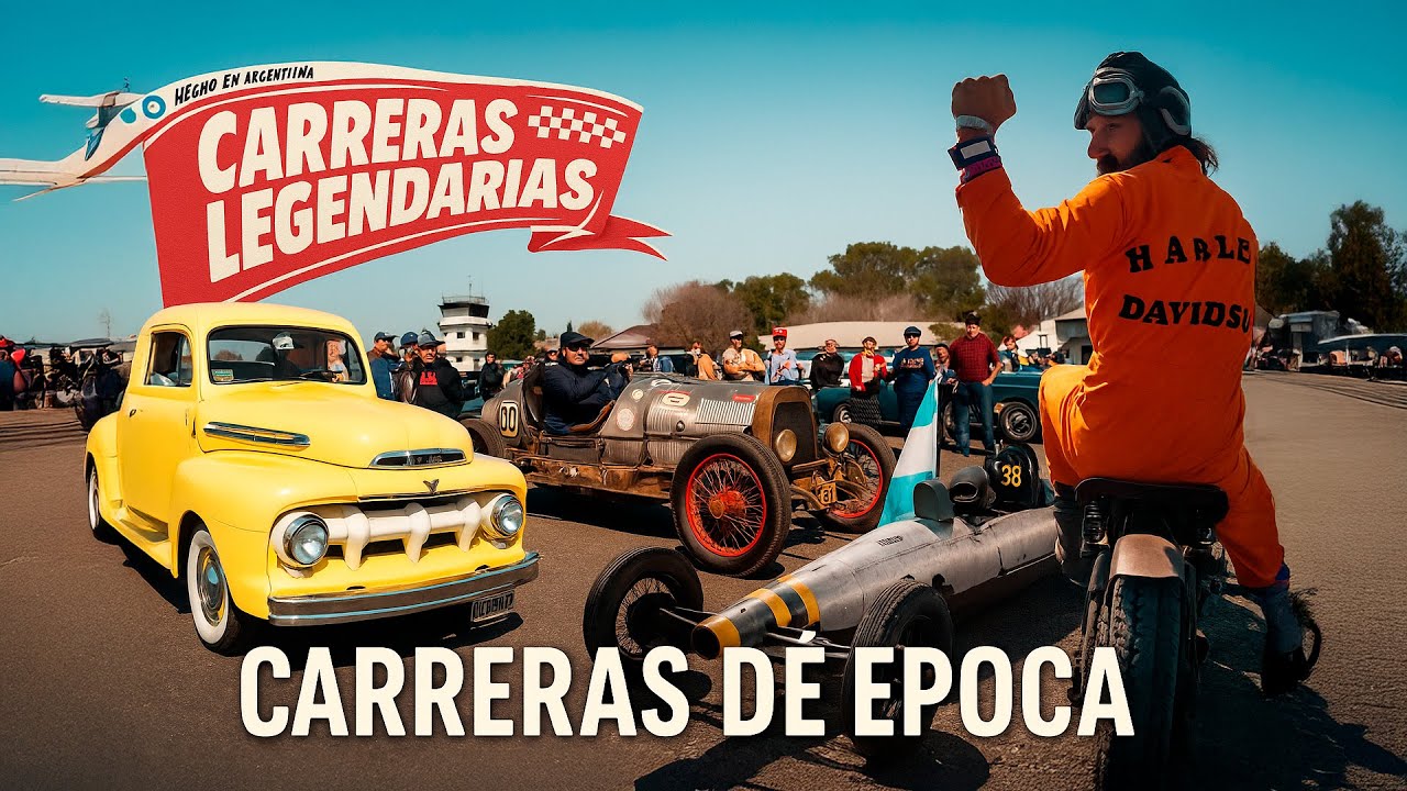 🔥 Hot Rods, Motos y Aviones: lo mejor de Carreras Legendarias -🔥 Motores, historia y adrenalina!