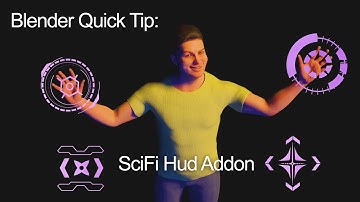 Blender Quick Tip: The Scifi Hud Addon