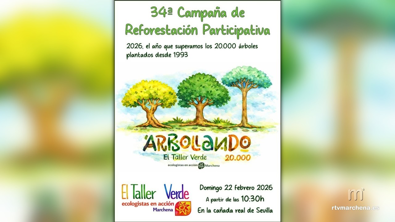 Este domingo, XXIV Campaña de Reforestación del Taller Verde