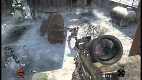 [Black ops]Triple Killfeed L96a1 sniping Final Killcam