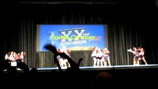 FCS varsity cheer FCC finals 2009