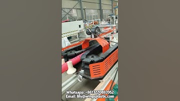 90mm Pipe Double Wall Corrugated DWC Pipe Machine