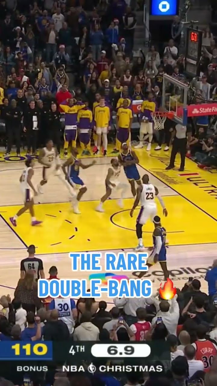 Curry got the rare double-bang ?