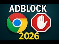 AD-BLOCK 2026 : Dites Adieu aux PUBS sur YouTube &amp; Chrome !