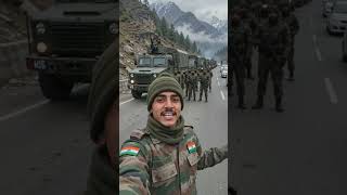 Indian Army Convoy Moving Towards Border AI Video 🇮🇳🚚🪖 #army #reels #viral #AmitPoonia
