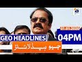 Geo Headlines 04 PM | 1st January 2020