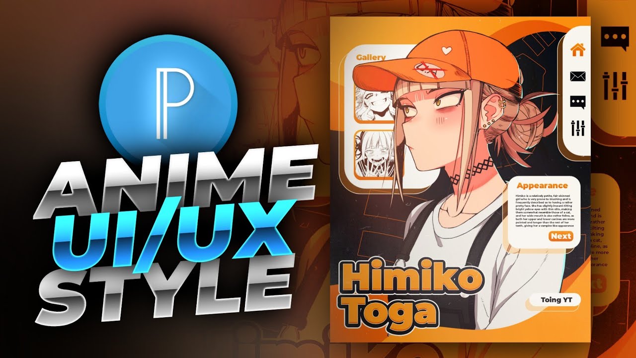 Speed Art - Gfx Anime Ui Style - Pixellab - YouTube