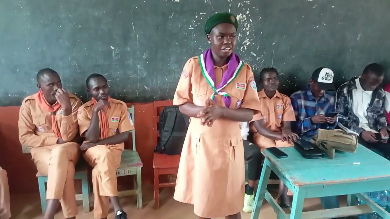 Rangers crew in masyenzi primary school enhancing pupil's on peace in school 