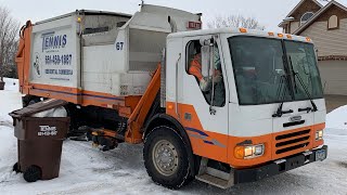 Tennis Sanitation: Condor Python Garbage Truck by TwinCitiesTrash 10,442 views 3 years ago 5 minutes, 41 seconds