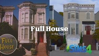 I built the 'Full House' house in the Sims 4 | Growing Together