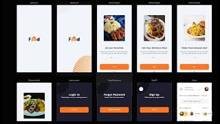 Flutterflow Food delivery app