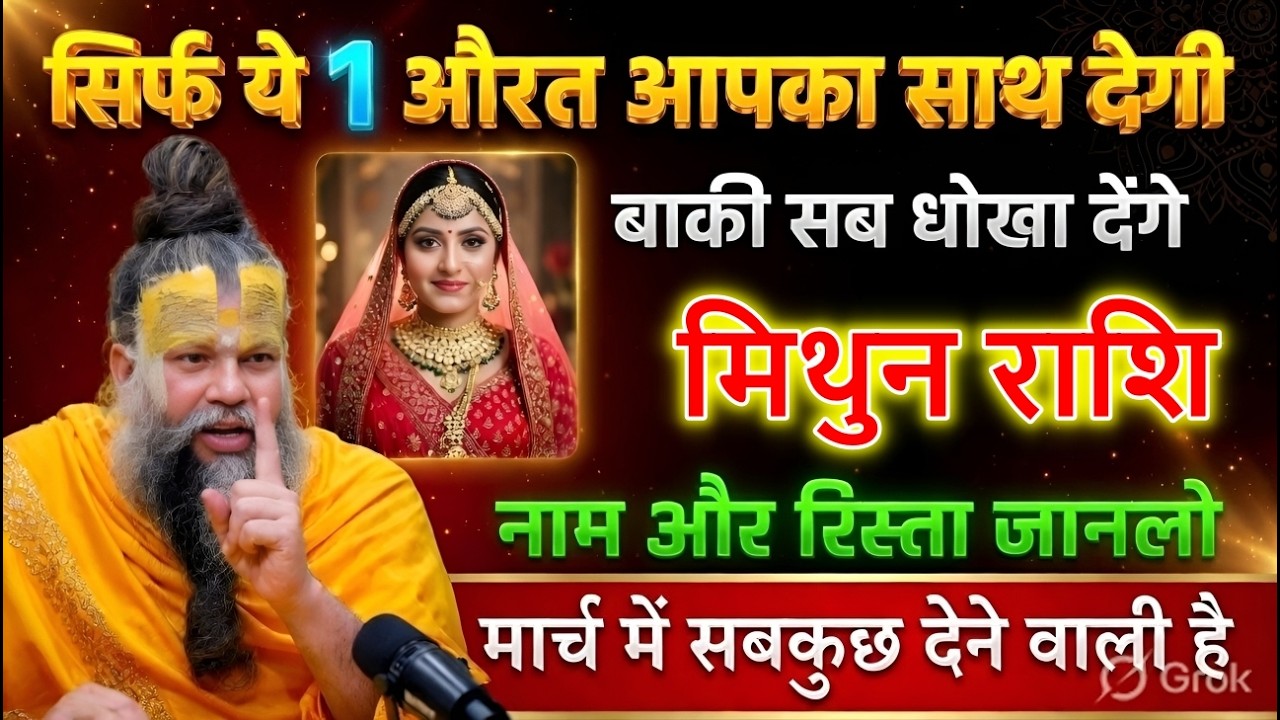 मिथुन राशि 9 से 20 मार्च 2026 😱 सिर्फ ये 1 औरत देगी साथ | बाकी किसी पर भरोसा मत करना सावधान!